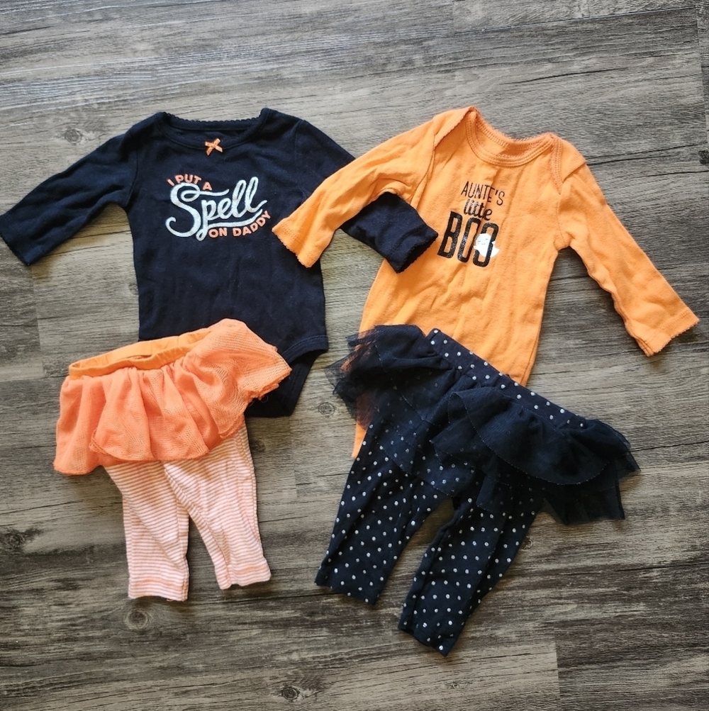 Carter's 3 Month Halloween Baby Outfit Bundle